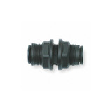 Legris Bulkhead Union,1/4 In OD,PSI 290,PK10 3116 56 00