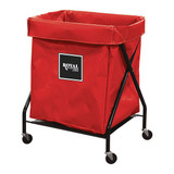 Royal Basket Trucks X-Frame Cart,8 Bu,Red Vinyl G08-RRX-XFA-3ONN