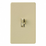 Lutron Lighting Dimmer,Toggle,Fluorescent,Ivory AYF-103P-277-IV