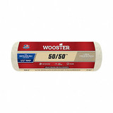 Wooster Roller Cover,9"L,1/2"Nap,Polyester/Wool R295-9