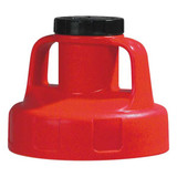 Oil Safe Utility Lid,Red,Plastic,4 3/4 in H 100208