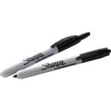 Sharpie Permanent Marker,Black,Retractable,PK12 1735790