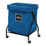 Royal Basket Trucks X-Frame Cart,8 Bu,Blue Vinyl  G08-BBX-XFA-3ONN