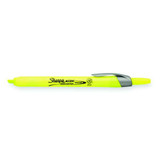 Sharpie Highlighter,Retract,Yellow,PK12 28025