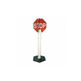Cortina Safety Products Stop Sign,56" x 11",Red  03-747QD