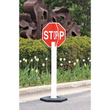 Cortina Safety Products Stop Sign,56" x 11",Red 03-747QD