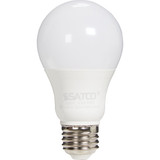 Satco Nuvo 60W Equivalent Warm White A19 Medium Dusk To Dawn LED Light Bulb