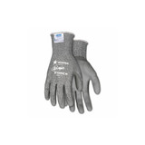 MCR™ Safety Ninja Force Polyurethane Coated Gloves, Large, Gray, Pair N9677L