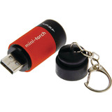 Lucky Line Utilicarry LED USB Mini Torch Key Ring Light U11201