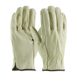 Regular Grade Top Grain Pigskin Leather Drivers Glove - Straight Thumb