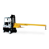 Caldwell Pivoting Forklift Boom,8,000 lb,Yellow PB-80