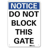 Lyle Notice Sign,14 in x 10 in,Aluminum U5-1126-RA_10X14