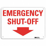 Lyle Safety Sign,10 in x 14 in,Aluminum U7-1141-RA_14X10