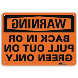 Lyle Rflctv Loading&Unload Sign,10x14in,Alum  U6-1034-RA_14X10