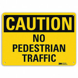 Lyle Rflctv Pedestrian Traffic Sign,10x14in U4-1543-RA_14X10