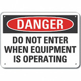 Lyle Mach&Operation Danger Sign,10x14in,Alum LCU4-0584-NA_14X10