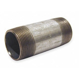 Beck Pipe Nipple,1/2",4",Galvanized Steel 0331015602