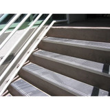Wooster Products Stair Tread,Black,36in W,Extruded Alum 500BLA3