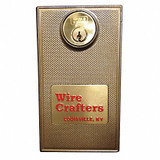 Wirecrafters Sliding Door Lock,Plain,Steel SDLKXKD