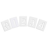 Rae Pavement Stencil,12 in,Number Kit,1/8 STL-108-8120
