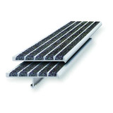 Wooster Products Stair Nosing,Black,60in W,Extruded Alum 231BF-5