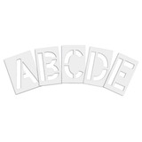 Rae Pavement Stencil,6 in,Alphabet Kit,1/16 STL-116-8065