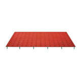 Tuftile ADA Warning Pad,Brick Red,5ft Lx2 ft.W  TT2460-SA-BRD-1