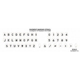 Rae Pavement Stencil,6 in,Mega Kit,1-16 STL-116-8068