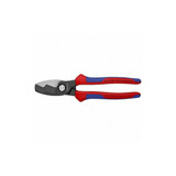 Knipex Cable Shears,Steel,Multi-Component Grip 95 12 200