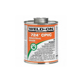 Weld-On Pipe Cement,16 fl oz,Gray  14184