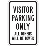 Lyle Visitor Parking Sign,18" x 12" T1-1045-EG_12x18