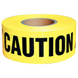 Quest Barricade Tape, Yellow, 1,000 ft L, 3 in  Y35M31000C-12