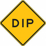 Lyle Dip Traffic Sign,12" x 12" W8-2-12HA