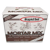 Rapid Set Mortar,25 lb,Box,Gray GRA-RSMM-25