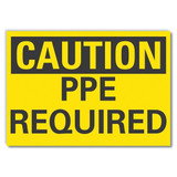 Lyle Ppe Caution Rflctv Label,5inx7in LCU3-0217-RD_7x5