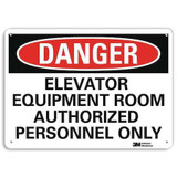 Lyle Danger Sign,7 inx10 in,Plastic U3-1416-NP_10X7