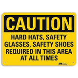 Lyle Caution Sign,10 inx14 in,Plastic U4-1368-NP_14X10