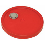 Sim Supply Plastic Pail Lid,Red,HDPE  ROP2100CVRF-TT-R