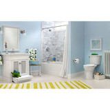 American Standard Toilet Bowl,Elongated,Floor,Gravity Tank 3195A101.020