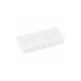 Flambeau Compartment Box,Snap,Clear,1 3/8 in T215