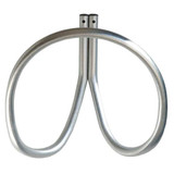 Yard Butler Garden Hose Hanger,Steel,11 in W,Silver HHRP-4
