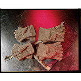 Jomac Heat Resistant Gloves,Brown/White, XL,PR 644HR-LS