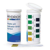 Hydrion pH Test,2 3/4 in L,5 to 9 pH,PK100 9400