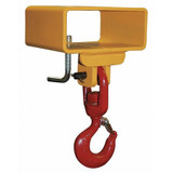 Caldwell Forklift Lifting Hook,3,000 lb,Yellow 5S-1 1/2-5