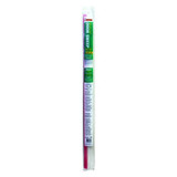 Frost King Door Sweep,Single Fin,Vinyl,Flange 1" H DS101CL