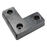 Manufacturer Varies Dock Bumper,18 x 4 x 18 In,Rubber L-1818-4