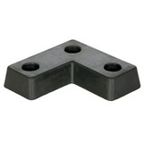Manufacturer Varies Dock Bumper,18 x 4 x 18 In,Rubber L-1818-4
