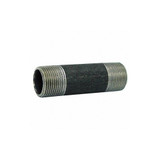 Beck Black Pipe Nipple,Threaded,1x6 In 0330025602