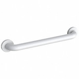 Wingits Grab Bar,SS,Painted,12 in L WGB6YS12WH