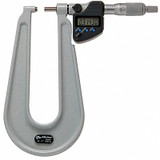 Mitutoyo Digital Micrometer,Deep Throat,1 In,SPC 389-351-30